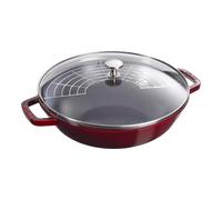 Wok 30 cm, grenadine, fonte, Staub
