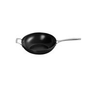 Wok 30 cm Le Creuset Aluminium avec revêtement céramique anti-adhérent 51318300010298 Noir