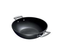 Wok 32 cm Le Creuset Aluminium antiadhésif 51105320010502 Noir