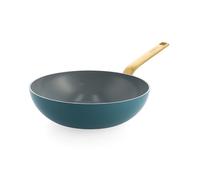 Wok bleu Evolution 28 cm - Greenpan - Bleu - Aluminium