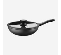 Wok antiadhésif induction 30 cm avec couvercle PRO