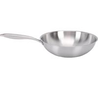 Wok avec poignée, acier inoxydable 304, revêtement antiadhésif, poêle à frire, batterie de cuisine pour induction, électricité, gaz, toutes les cuisinières, 32 cm