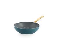 Wok bleu Evolution 28 cm - - Bleu - Aluminium