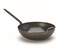 Wok BLUE CARBON 32 cm, bleu acier, de Buyer
