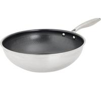 Wok - COSY & TENDANCE - HEXAPRO - Acier inoxydable - Ø 24 cm - Antiadhésif - Compatible tous feux, y compris induction
