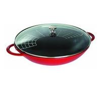 Wok + couvercle 30cm cerise Staub 1312906 G