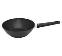 Wok de 24 cm, en aluminium forgé avec fond en nid d'abeille