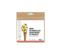 Wok de nouilles asiatiques et poulet