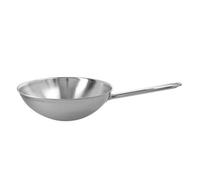Demeyere Wok Apollo 7 - 7-plis acier inoxydable Ø26 cm - Fond plat