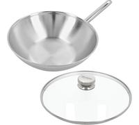 Wok Demeyere Apollo 7 avec couvercle en verre – Ø 30 cm