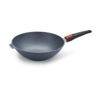 Wok DIAMOND LITE 32 cm, poignée amovible, titane, WOLL
