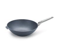 Wok DIAMOND LITE PRO 34 cm, pour induction, poignée en acier inoxydable, titane, WOLL