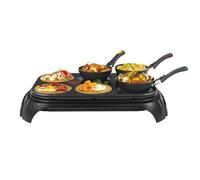 Wok électrique Tefal WokParty Duo PY5828 1000W antiadhésif Noir/Inox