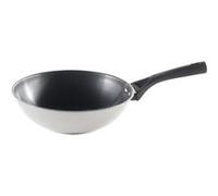Pyrex 8019841 Expert Touch Wok en Inox Ø 28 cm Compatible tous Feux dont Induction - Revêtement Anti-Adhésif Renforcé Longue Durée