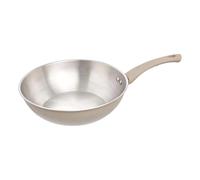 Paris Prix Wok en inox Solstice 28 cm Beige