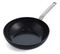Wok GreenPan Evolution noir 28 cm, lavable au lave-vaisselle, compatible avec tous les types de cuisinières, revêtement antiadhésif