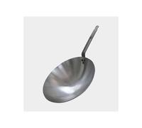 Wok fond sphérique tôle acier de Buyer D35 cm