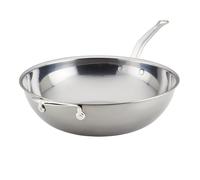 Wok induction NANOBOND TITANIUM 36 cm, 7,2 l, acier inoxidable, Hestan