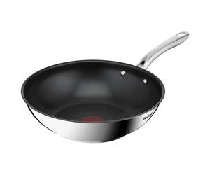 Wok INFINITE H8151925 28 cm, acier inoxidable, Tefal