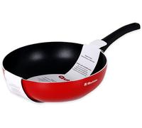 Wok Infinity, 28 cm, 1,5 L, revêtement antiadhésif, couvercle en verre