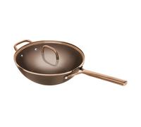 Wok MILANO 30 cm, avec couvercle de marmite, marron, céramique, Zwilling