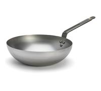 Wok MINERAL B 28 cm, argent, acier, de Buyer