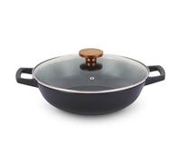 BEKA Wok Nori 30 cm 2 anses Fonte émaillée Noir