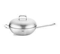 Wok ORIGINAL PROFI 32 cm, argent, acier inoxydable, Fissler