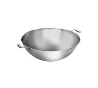 Bartscher Poêle pour wok W510F XXL acier inoxydable Ø510 mm 22 L fond plat