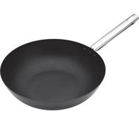 Wok professionnel antiadhésif - adapté à l'induction - 30 cm - acier au carbone