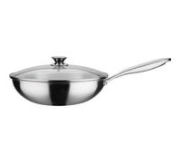 Wok ASIA PRO Revêtement anti-adhésif avec couvercle GSW D32 cm