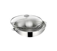 Wok 30cm avec couvercle en verre - Lagostina - 12138042230 - salvaspazio+