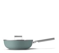 Smeg Poêle wok WOF3002EGM 30 cm Vert émeraude mat