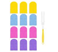 WOKEEPOW 12 Recharges pour Swiffer Duster Attrape, avec 1 poignée, Duster Recharges Réutilisable pour Swiffer Plumeau Poussière, Nettoyage Efficace, Plumeau pour Poils d'animaux, Poussière, Saleté