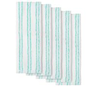 WOKEEPOW 5 Serpillère de rechange de nettoyage 45*14cm, chiffon de nettoyage en microfibre pour balai serpillère, chiffons en microfibre pour serpillière de nettoyage au sol, chiffons humides pour