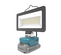 wokelux Lampe de travail LED compatible avec batterie Makita 18 V, 4800 lm | Alimenté par piles, éclairage LED, outil uniquement, design portable, utilisation intérieure et extérieure