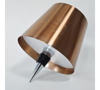 WOKWOYIO Lampe bouteille sans fil, lampes sans fil rechargeables, contrôle tactile, gradation progressive sans paliers, 3 températures de couleur, kit de lampe en forme de bouteille avec abat-jour