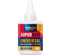 WoldoClean Colle Instantanée Universelle Gel 50g Extra Forte Multiusage | colle plastique, caoutchouc, métal, bois, céramique, cuir, réparation rapide