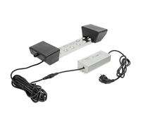 WOLEGM Brumisateur à ultrasons à 12 têtes, 400 W, pour 9 l/h, bloc d'alimentation étanche, pour fontaine, étang, aquarium, jardin, rocaille