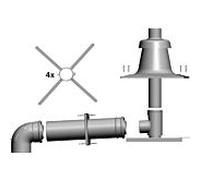 Wolf 2651554 DN 110/160, indépendant de l'air ambiant, pour blanc