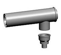 Wolf 2651827 DN 110/160, indépendant de l'air ambiant, enfichable, blanc