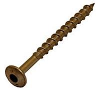 Wolf Jeu de vis à bois AluPlus 2484997 8 x 100 mm, pour crochets de toit de tuiles à emboîtement, 50 pièces
