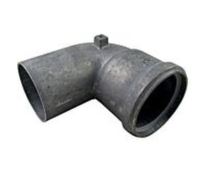 Wolf Bogen 90Gr 2600166 pour tuyau d'échappement DN63, pour TGK