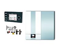 Wolf CGW-2-14/100 14kW Gasbrennwert-Zentrale Paket mit Schichtenspeicher, Bedienmodul BM2, Anschlusszubehör Aufputz