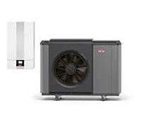 Wolf CHA monobloc 9146863 10, 400 V, avec unité intérieure/extérieure, avec résistance électrique