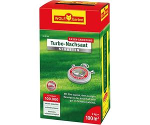 Wolf Garten LR-S 100 Turbo sursemis gazon ombre 2 kg boîte pliante