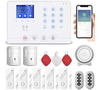 Wolf Guard Kit Sécurité Maison Système Alarme sans Fil WiFi 4G