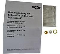 Wolf kit de conversion gaz liquide - gaz naturel E/LL 8611275 et gaz naturel E - LL, pour CGB-(K)-35