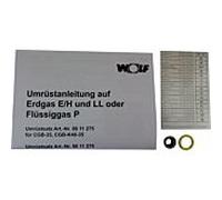 Wolf kit de conversion gaz liquide - gaz naturel E/LL 8611277 et gaz naturel E - LL, pour CGB-50