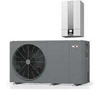 Wolf monobloc 9148038 14/17, 400 V, avec unité intérieure/extérieure, avec résistance électrique